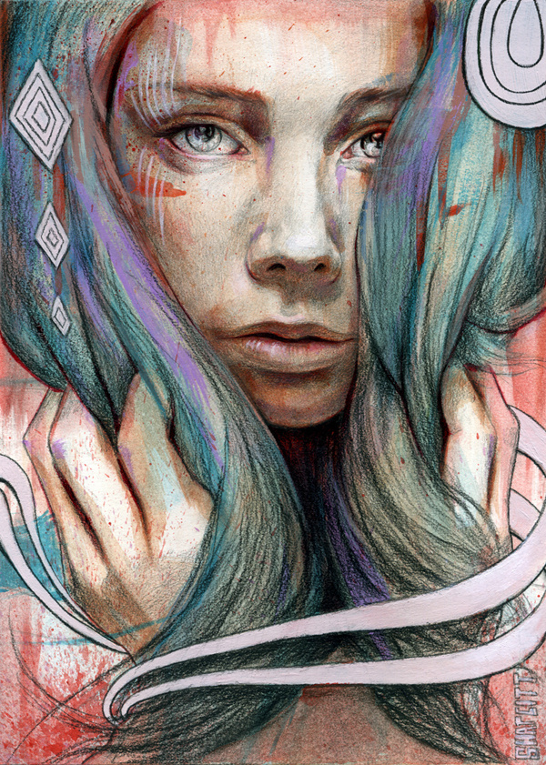 Onawa by MichaelShapcott #inspiration #portrait #painting