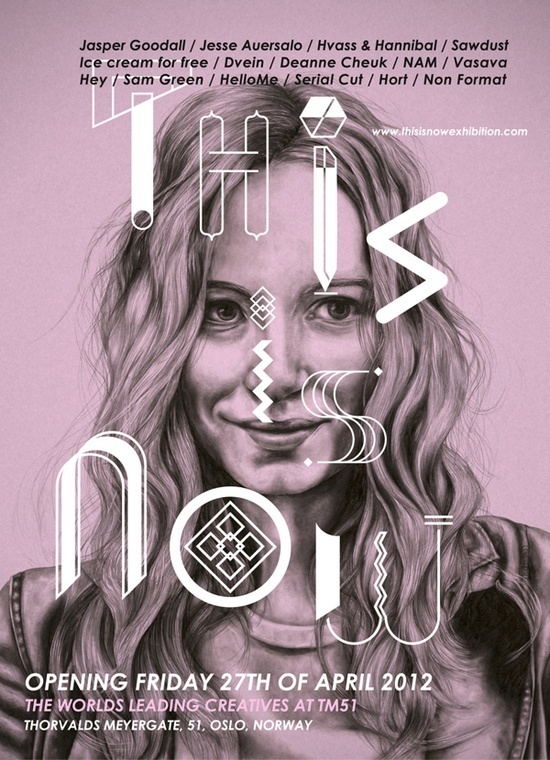 This Is Now exhibition by Oh Yeah Studio #exhibition #creative #design #typography
