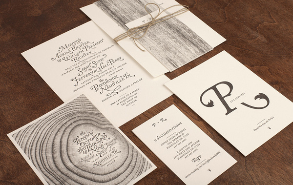 Perky Bros llc via www.mr cup.com #wedding #invitation #typography