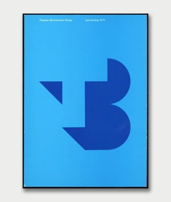 Thyssen Bornemisza Group: Jaarverslagen 1971 | Annual ReportBenno Wissing & Hartmut Kowalke / Total Design, 1971 75 #design