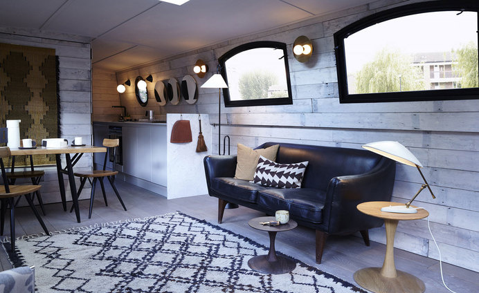 Architecture afloat: a new design-led barge boat by Bert & May Spaces provides an alternative housing solution