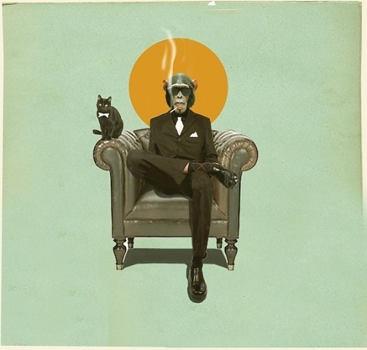 Monkey Business by Dedo | Society6 #business #monkey