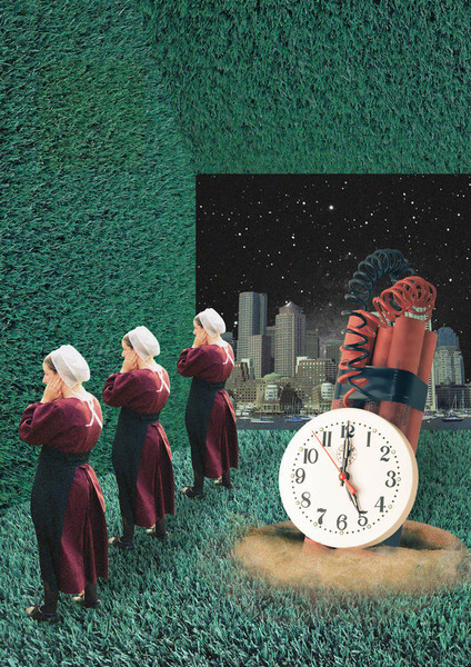"You're a timebomb waiting to explode." #modern #surrealism #vintage #art #collage