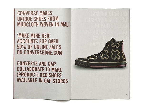 (RED) | RoAndCo Studio #red #social #cause #print #design #book #typography