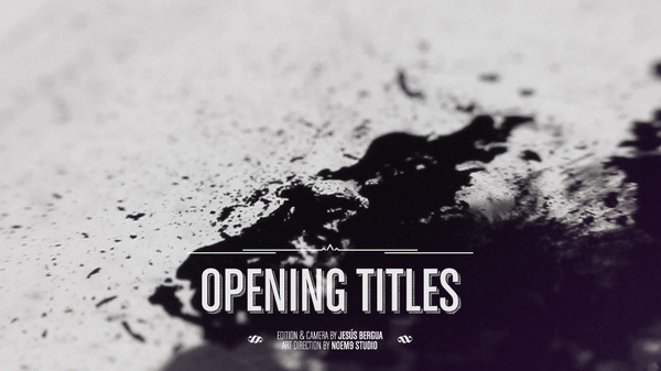 Opening Titles #typography