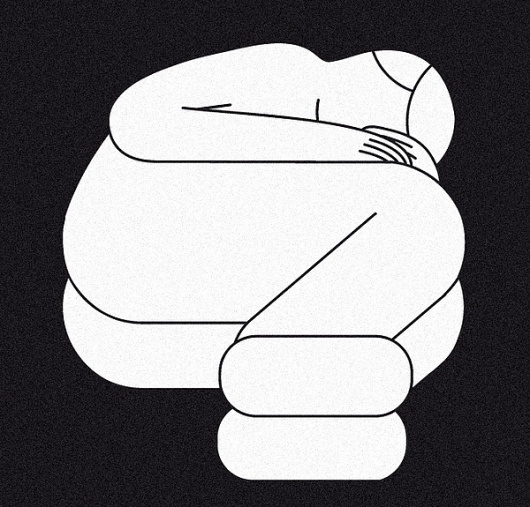 REDIRECT / FREE FONT / MACHAS AND MORE LOVERS on the Behance Network #calugi #lines #design #person #human #illustration #jonathan #art