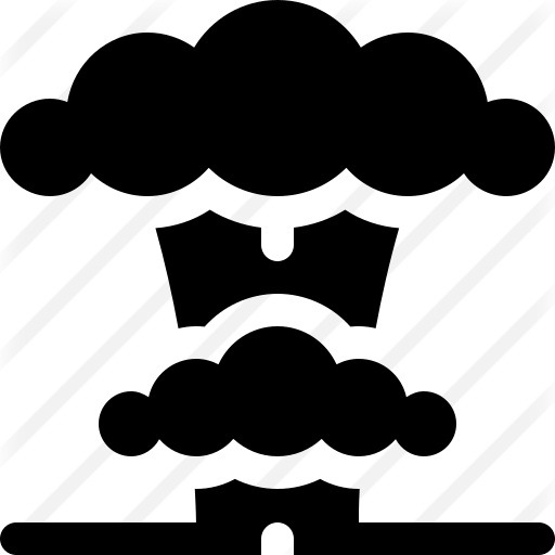 See more icon inspiration related to miscellaneous, explosive, nuclear, explosion, weapons, weapon, bomb and war on Flaticon.