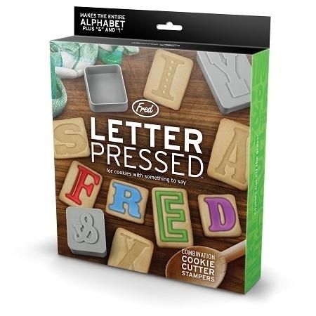 swissmiss | Letterpress Cookie Cutter/Stamp #font #letters #designer #cutter #letterpress #cookie #ampersand #gift #type