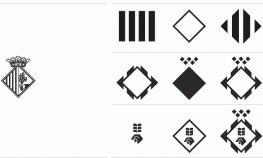 Lamosca . Aj. de Mataró #simplification #progression #branding #elements #crest