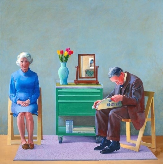[object HTMLImageElement] #tate #hockney #parents #painting #1977 #david