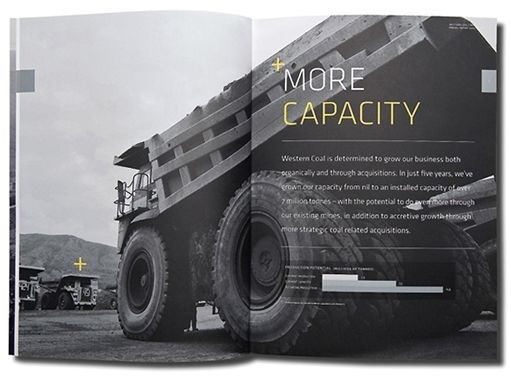 Western Coal: 2009 Annual Report #design