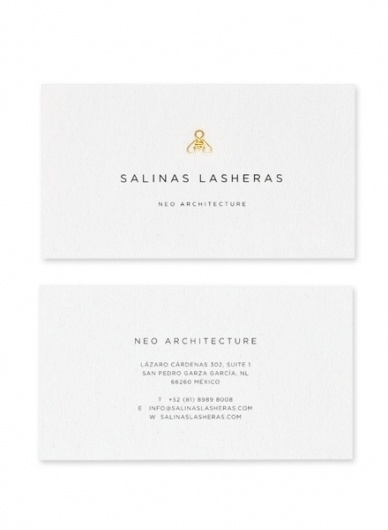 Salinas Lasheras. on Branding Served #business card