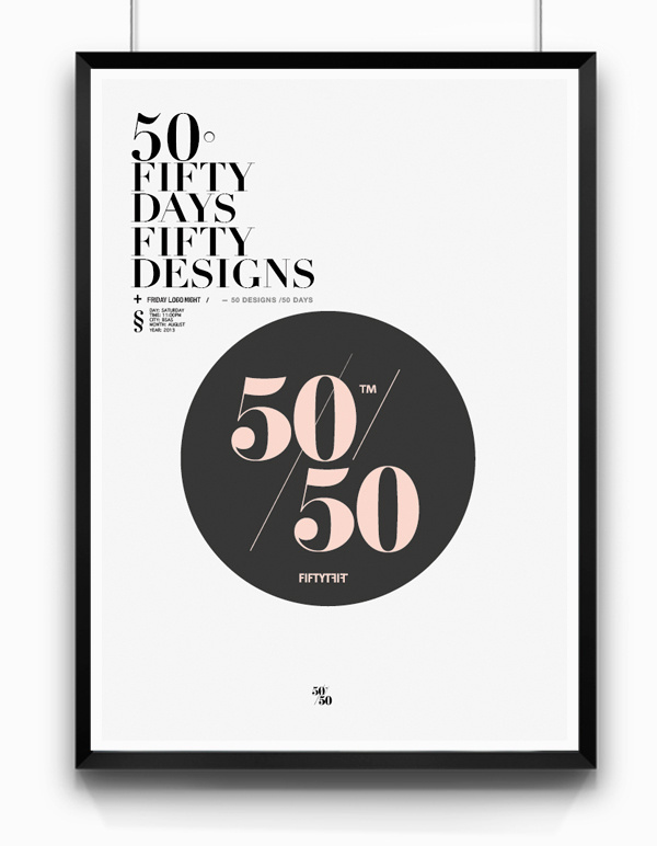 50/50 by MENTHOL™ #menthol #design #graphic #poster