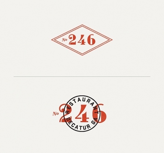 Graphic-ExchanGE - a selection of graphic projects #numbers #logo #restaurant
