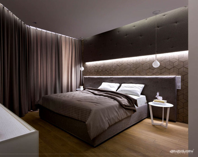 Sleek and Stylish Kasumiso Apartment - #bedroom, #interior, #decor, home, bedroom