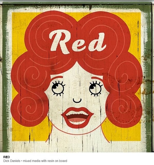 Funhouse57 - Now Showing - Mixed Media #painting #illustration #art #typography