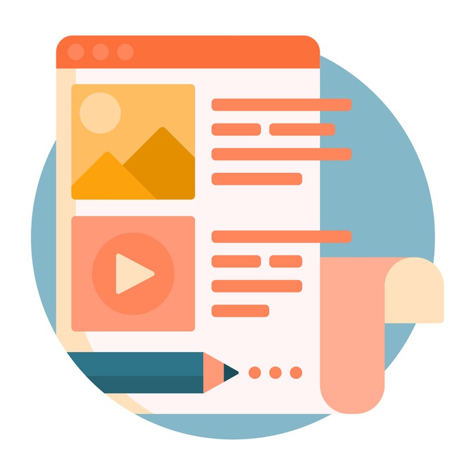 See more icon inspiration related to blog, ui, music and multimedia, webpage, browser, post, communications, social media, web design and picture on Flaticon.