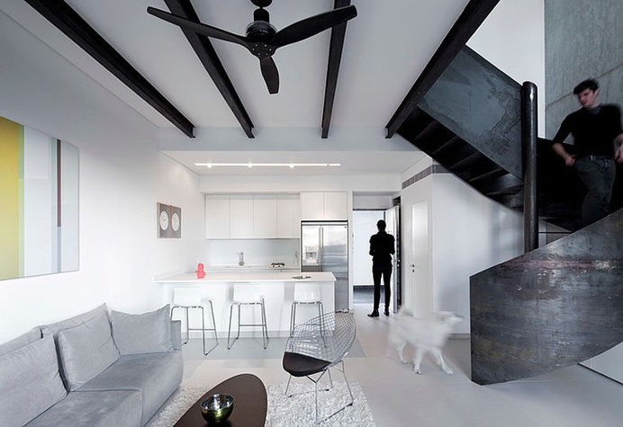 Urban Duplex Nam in Tel Aviv by Gerstner