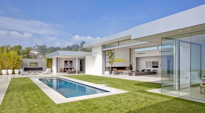 Stunning Beverly Hills House Designed by DJ Avicii's House Architects #architecture
