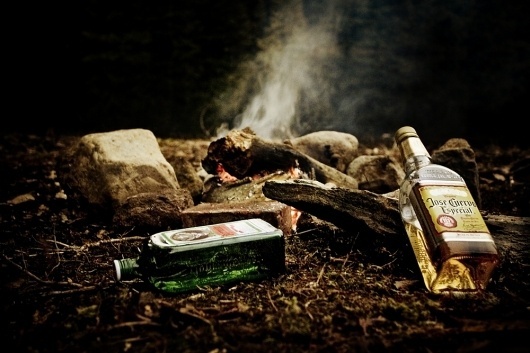 All sizes | Untitled | Flickr - Photo Sharing! #canada #alcohol #forrest #campfire #camp #photography #fire #booze