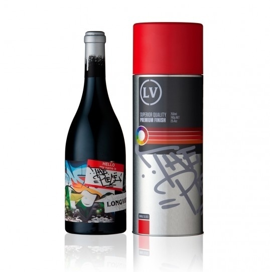 Alcohol | Lovely Package #urban #packaging #graffiti #wine #typography