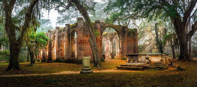Old Sheldon Church Ruins