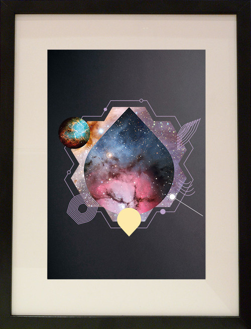 BY: Epok design - CNES, les mardis de lespace Client: un oeil sour tout #epok #vector #geometry #design #graphic #tout #illustration #shape #un #oeil #sur #cnes