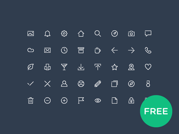 40 Free Useful Line Icon
