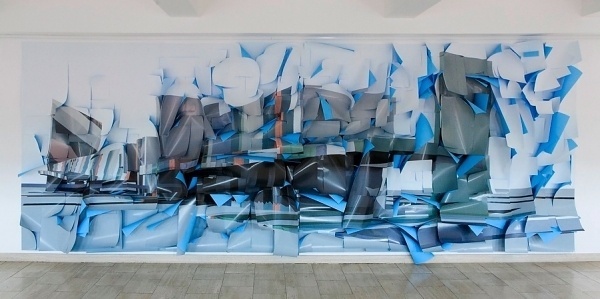 c .jpg (901×449) #fold #reject #design #architecture #blue #paper #german