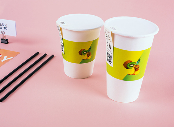 Francesco Bianchi | Branding | Green Ratio on Behance #branding #packaging #brand #gradient #cup #wordmark