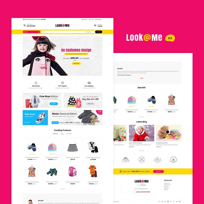 LookMe - Woocommerce Muti-Purpose Responsive Theme | TemplateTrip