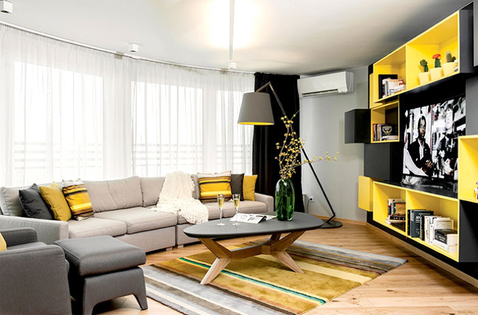 Trendy Urban Apartment by Momi Studio - #decor, #interior, #homedecor, #interiordesign