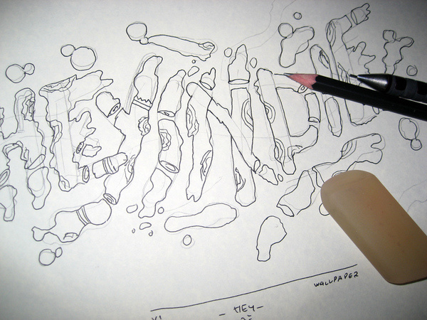 Sketchy #type #pencil #wip #pen