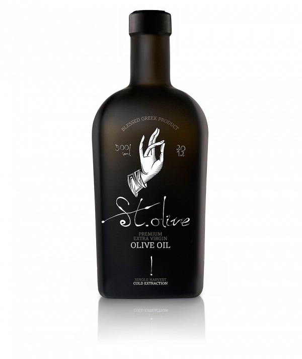St.olive premium extra virgin olive oil | mousegraphics #packaging