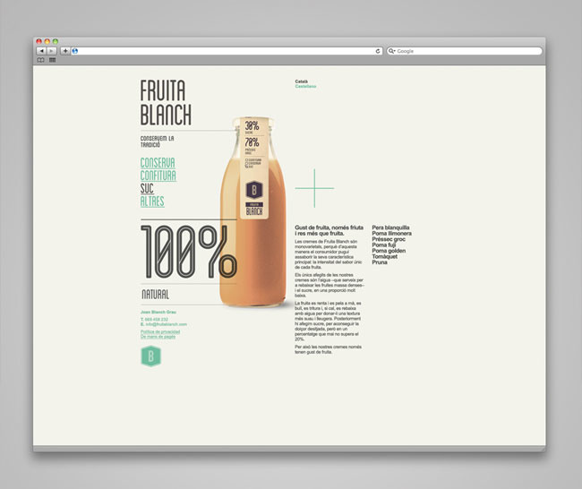 Fruita Blanch identity
