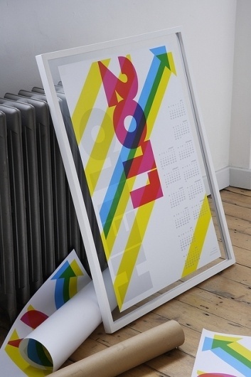 Hello 2011 Calendar | Flickr - Photo Sharing! #type #calendar #overprinting #trebleseven