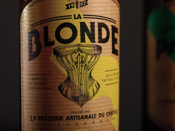 lovely package la brasserie du chateau 3 #design #graphic #package #bottle
