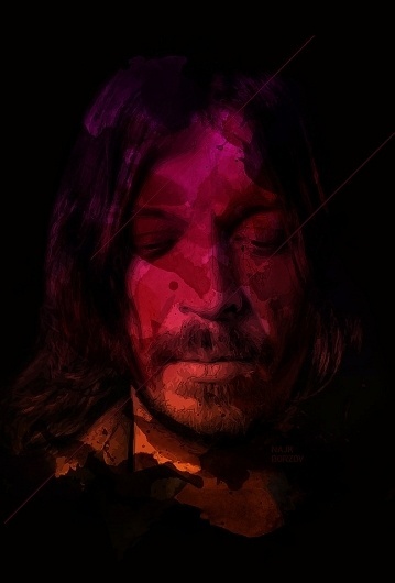Antihero - N. Borzov #borzov #illustration #aquarelle #poster #music #pain #najk