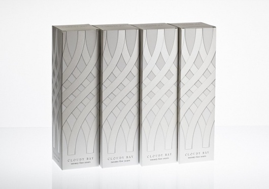 Best Awards - Strategy Design and Advertising. / Cloudy Bay 25 Year Anniversary Visibility Campaign #packaging #design #minimal #clean