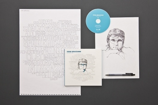 Carosello Records — "RITRATTO" Box | Happycentro #packaging #illustration