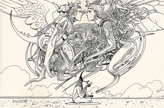 Você não desenha nada (mesmo)! | Jean Giraud | IdeaFixa - artes visuais, ilustração, design e fotografia #giraud #cartoon #moebius #drawing #jean
