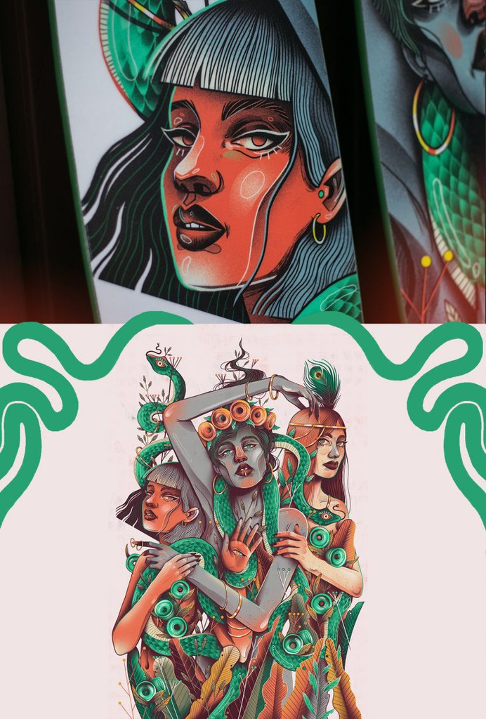 LUCA Longboards | illustation