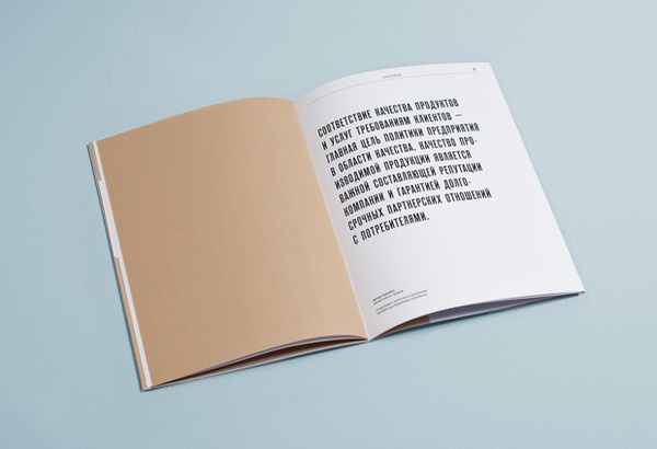 Orekhprom booklet on Behance