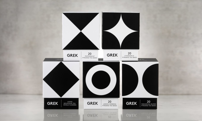 Awesome Grek vintage styled packaging by Interabang