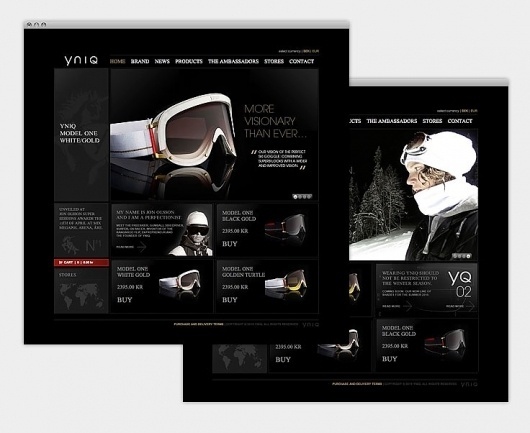 Odear - YNIQ #design #web #goggle