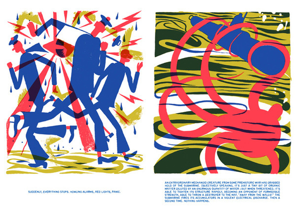 No Man's Land: A Meditation on Mortality and Self-Delusion from French Illustrator Blexbolex #illustration #blexbolex