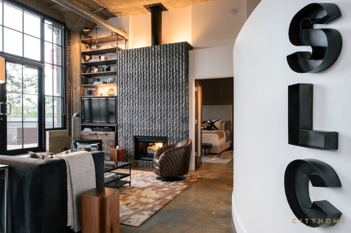 Industrial Loft With Gothic Accents