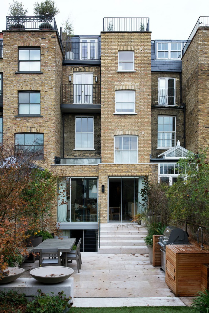TR Studio Renovate and Extend Four-Storey West London Terrace House