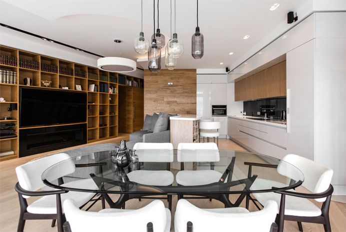 Kitchen With a View on the Pestovo Golf Club of Moscow - InteriorZine