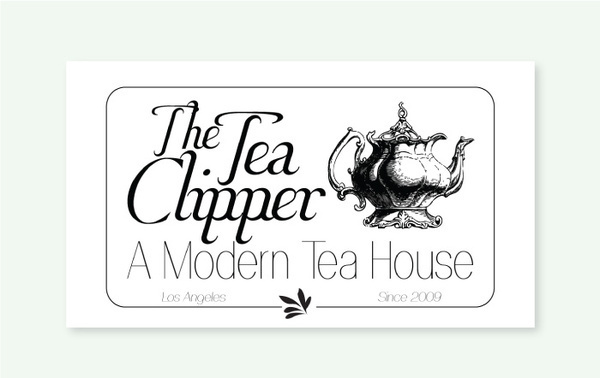 The Tea Clipper #logo #b+w